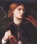 Dante Gabriel Rossetti Portrait of Maria Leathart (mk28) oil on canvas